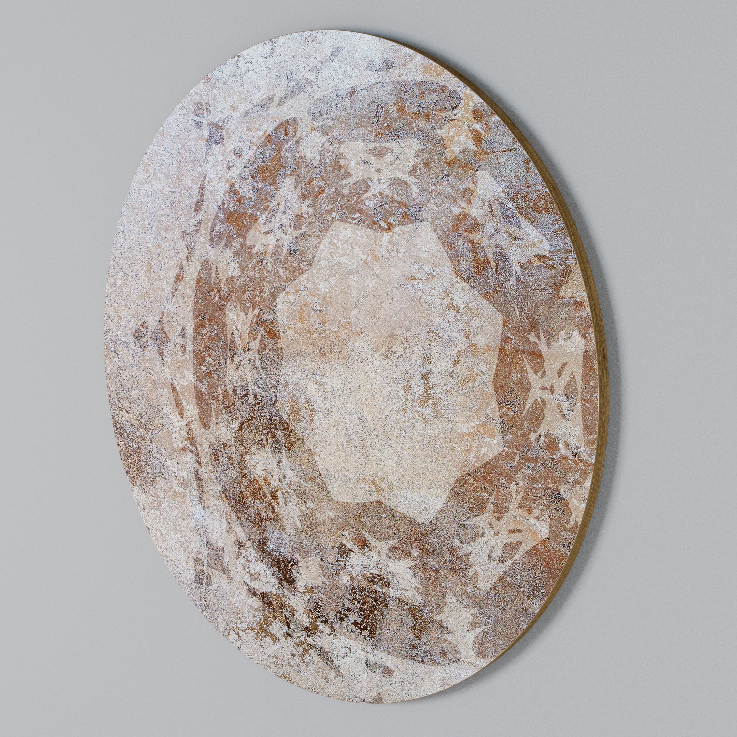 EARTHY ELEGANCE Round Wall Art