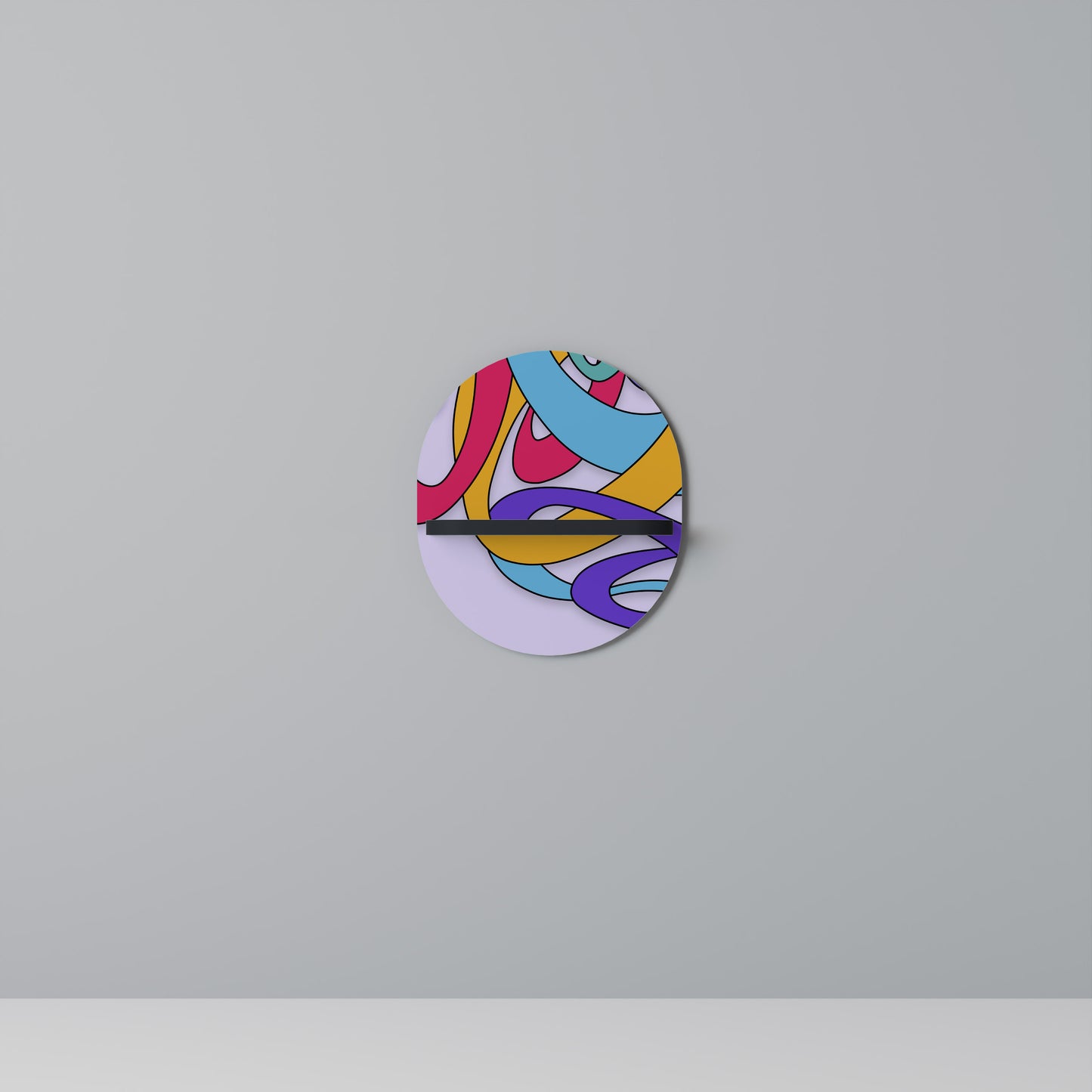 COLOR STREAM Dekoratives Wandregal