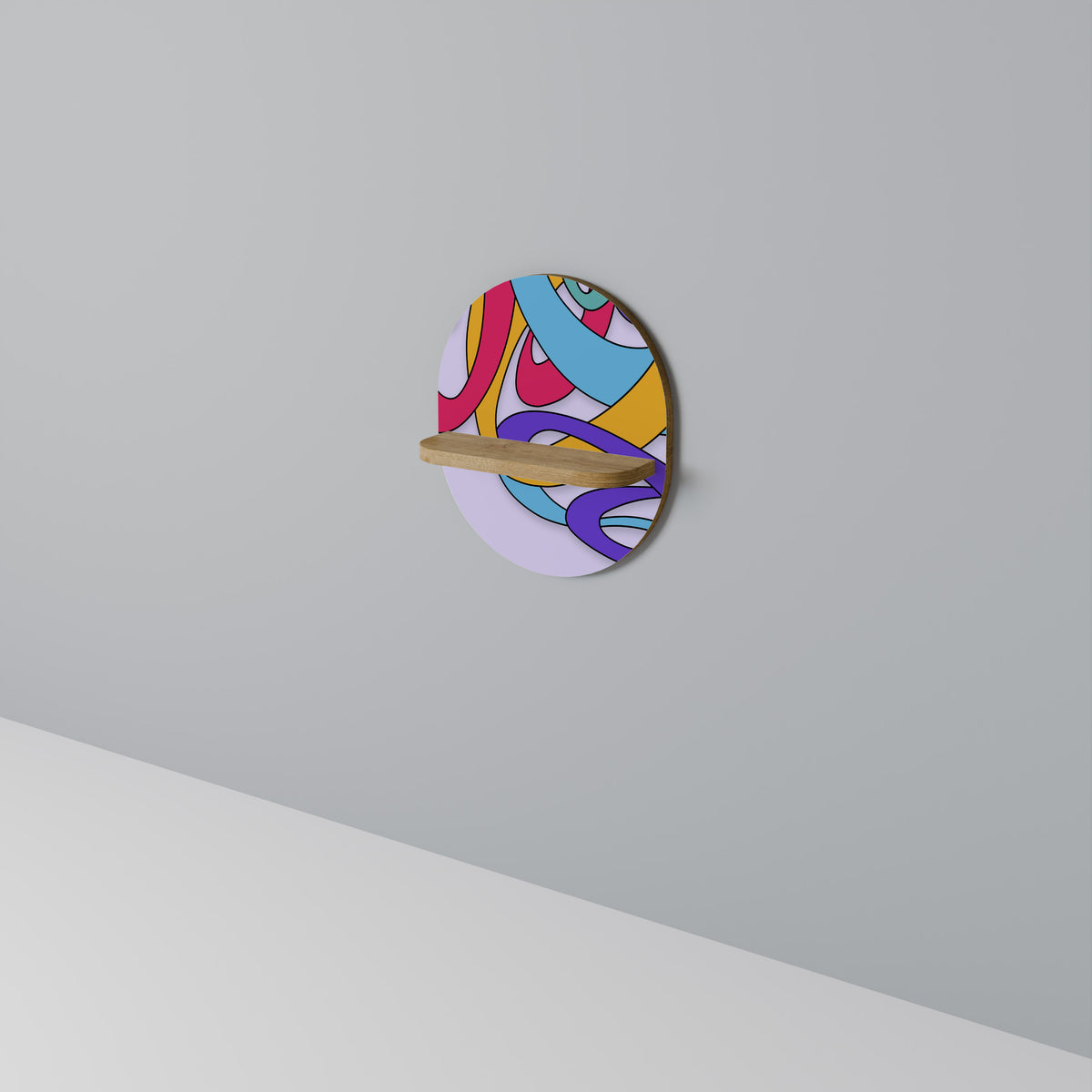 COLOR STREAM Dekoratives Wandregal