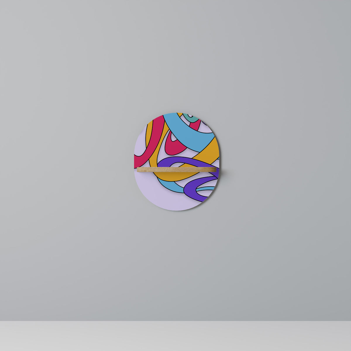 COLOR STREAM Dekoratives Wandregal