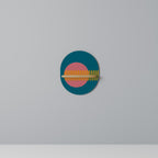 SOUND SOURCE Ovales Kunstregal in Eiche-Optik