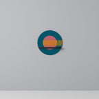 SOUND SOURCE Rundes Kunstregal in Schwarz