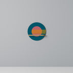 SOUND SOURCE Rundes Kunstregal in Eiche-Optik