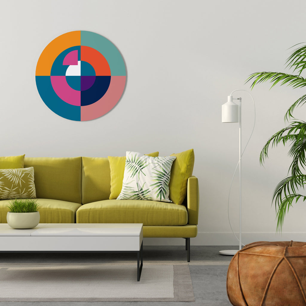 CREATING TOGETHER Runde Wanddekoration Ø 69 cm