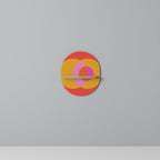 SOUL BROTHERHOOD Ovales Kunstregal in Eiche-Optik