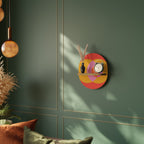 SOUL BROTHERHOOD Ovales Kunstregal in Eiche-Optik