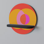 SOUL BROTHERHOOD Rundes Kunstregal in Schwarz