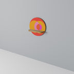 SOUL BROTHERHOOD Rundes Kunstregal in Eiche-Optik