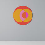 SOUL BROTHERHOOD Runde Wanddekoration Ø 69 cm