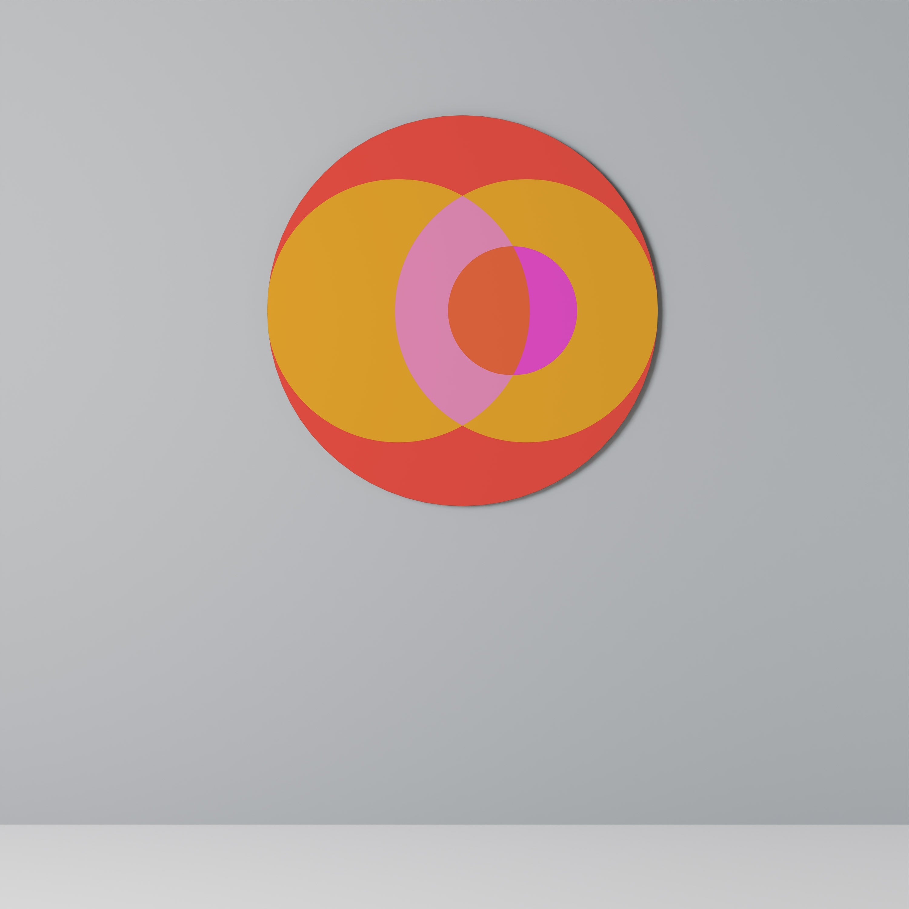 SOUL BROTHERHOOD Runde Wanddekoration Ø 69 cm