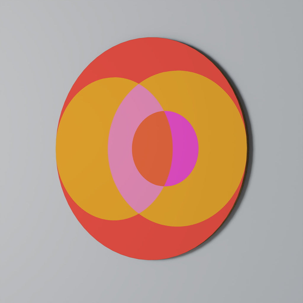 SOUL BROTHERHOOD Runde Wanddekoration Ø 69 cm