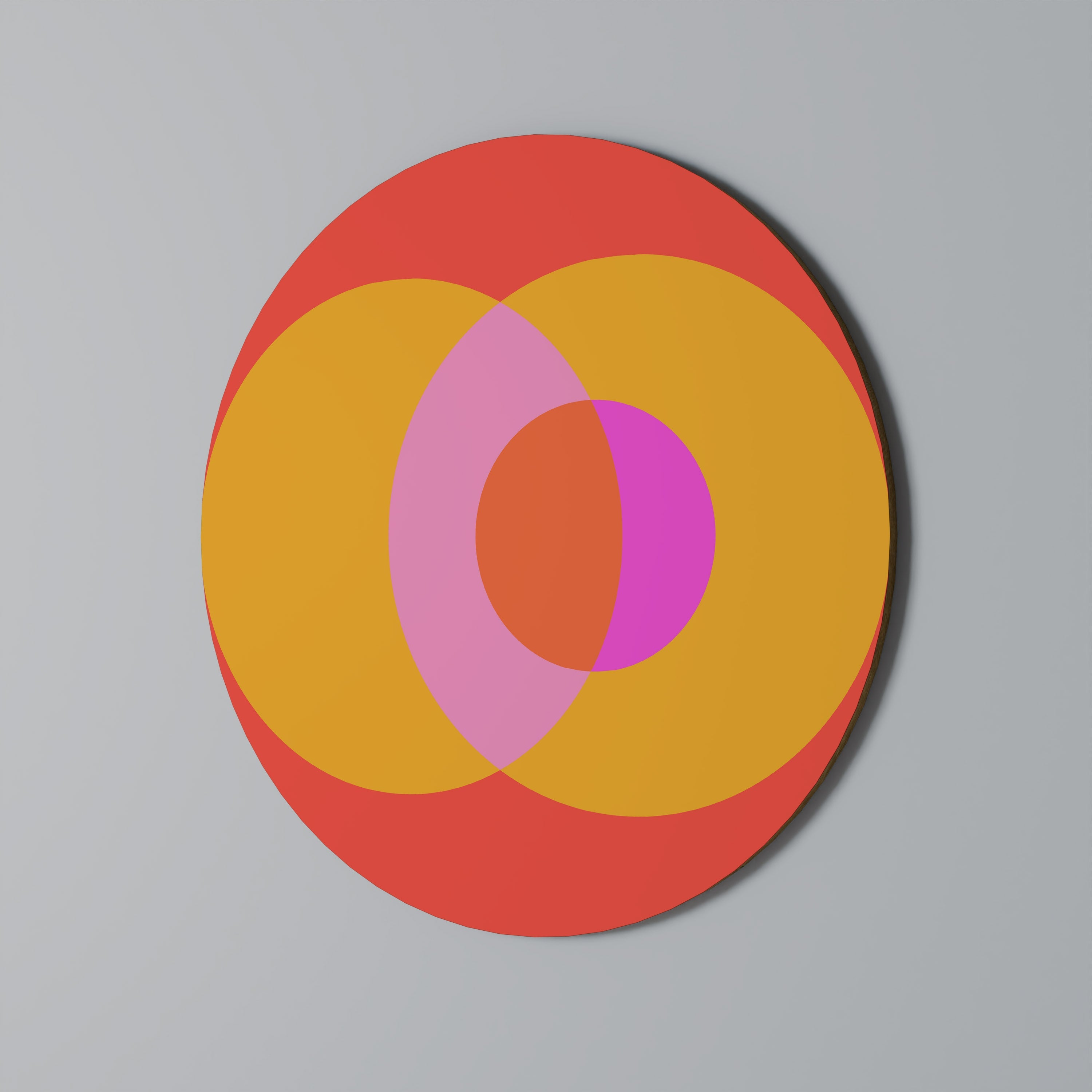 SOUL BROTHERHOOD Runde Wanddekoration Ø 69 cm