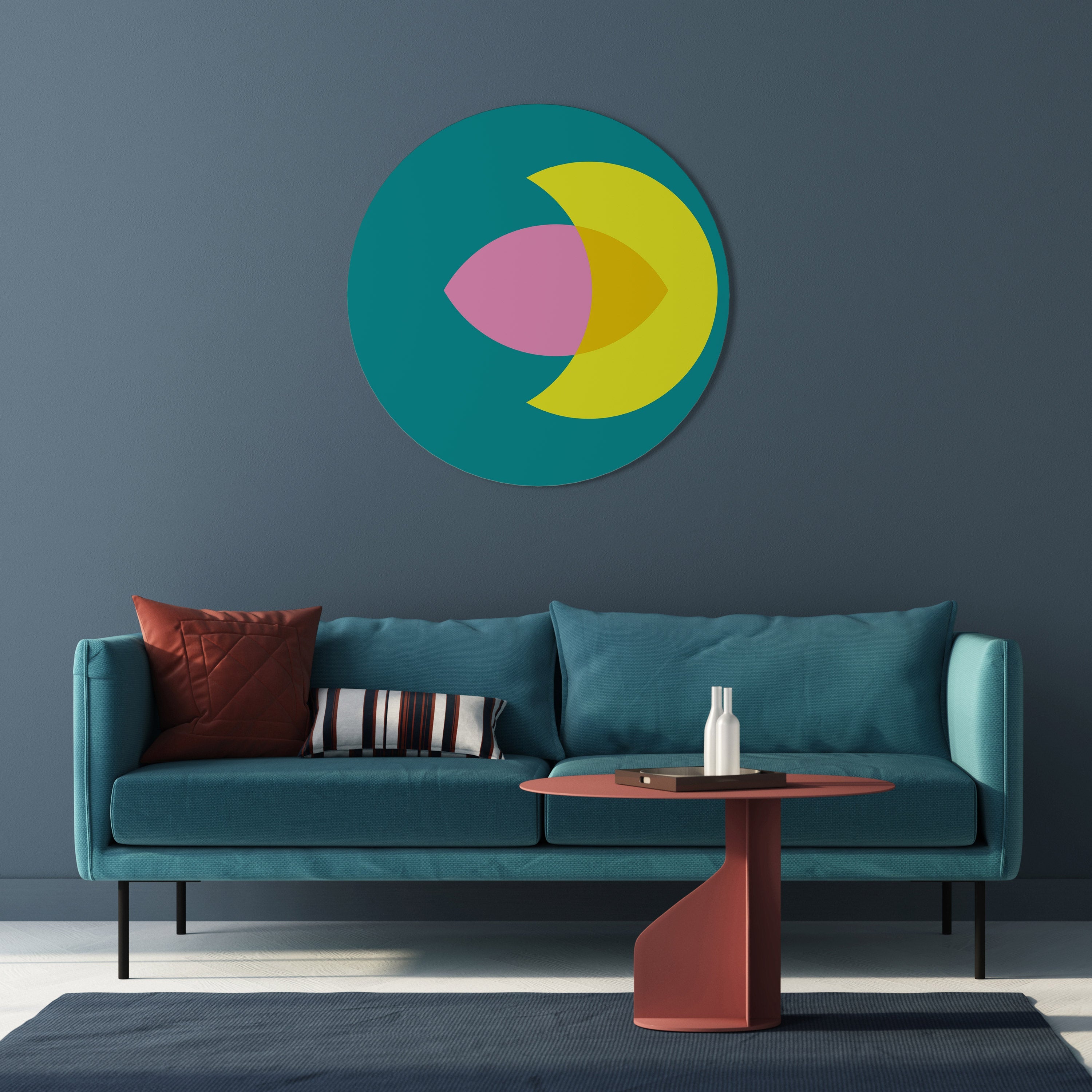 SPIRITUAL SUPPORT Runde Wanddekoration Ø 69 cm