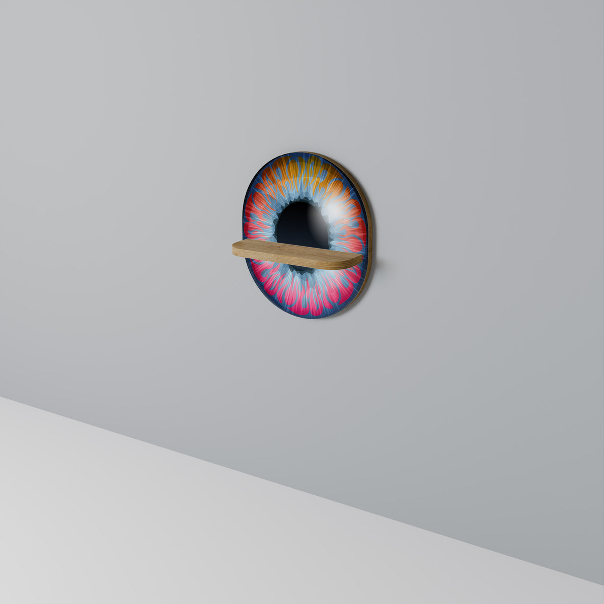 FANTASY EYE Dekoratives Wandregal