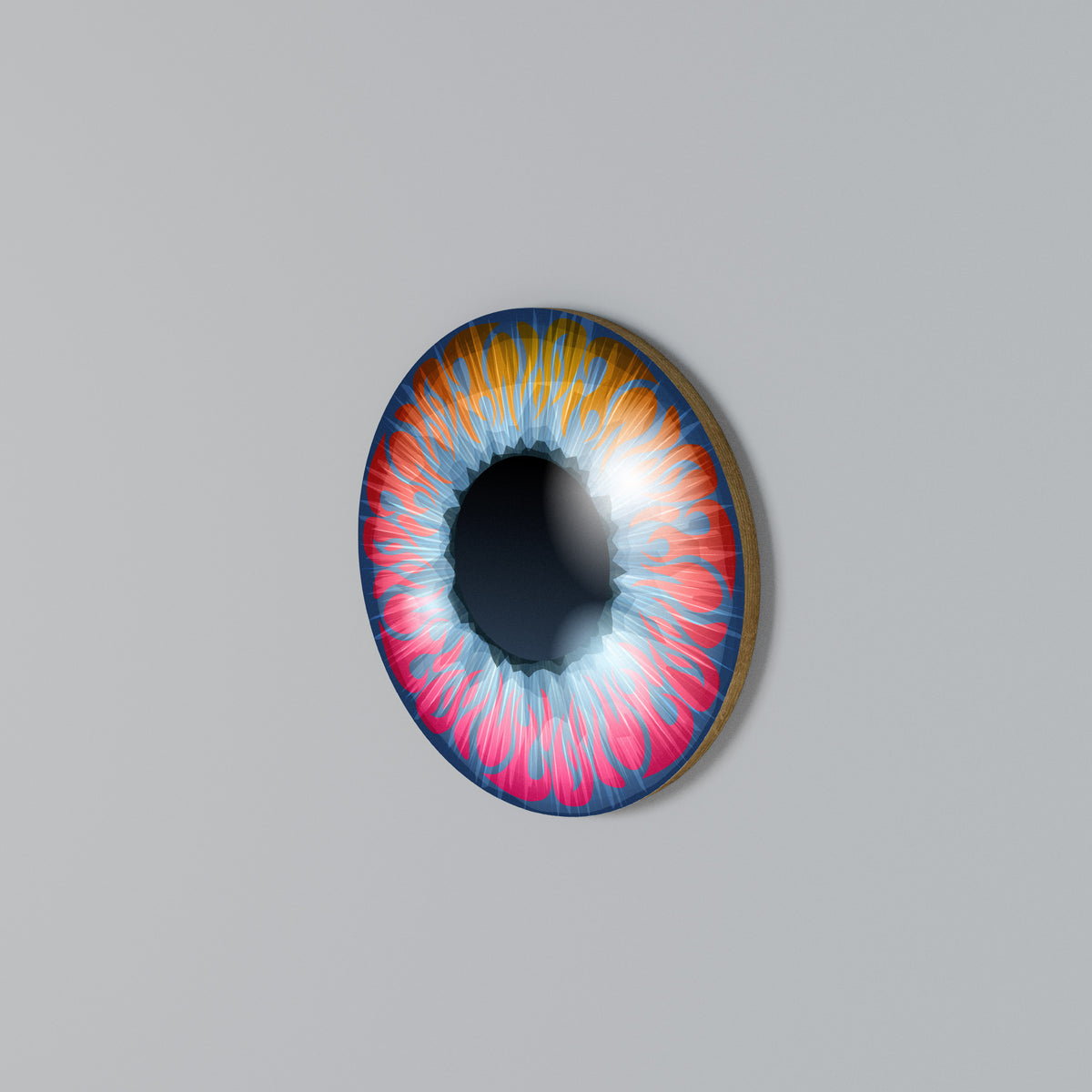 FANTASY EYE Rundes Wandbild