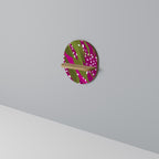 ENCHANTED TIGER Ovales Kunstregal in Eiche-Optik