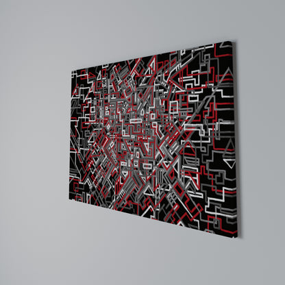 BROKEN LINES Horizontal Canvas Print