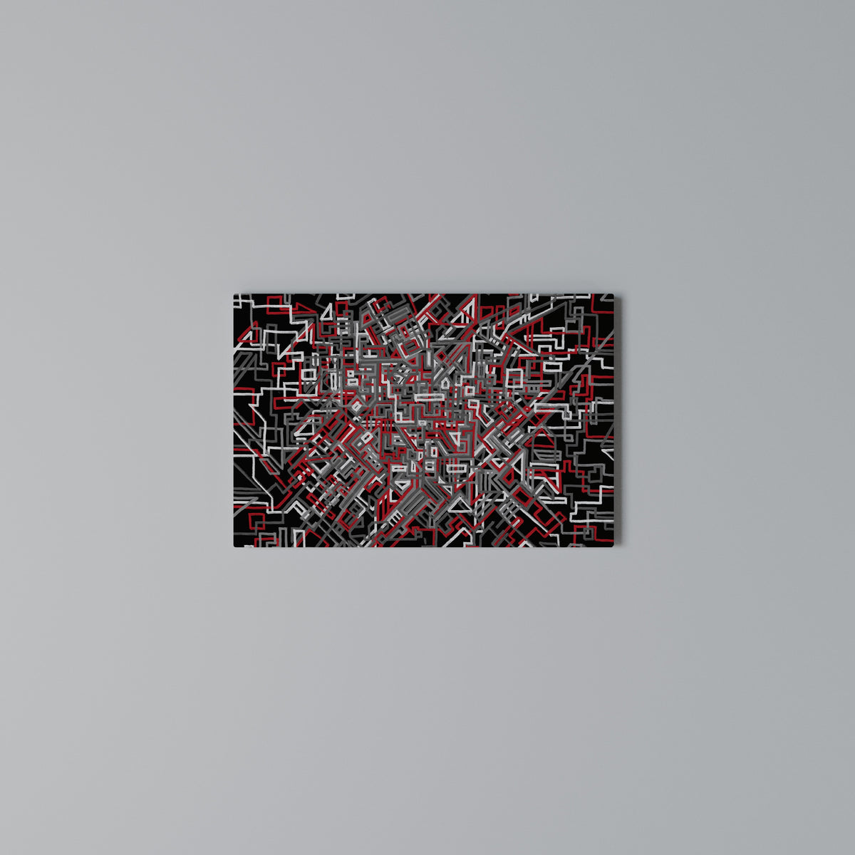 BROKEN LINES Horizontal Canvas Print