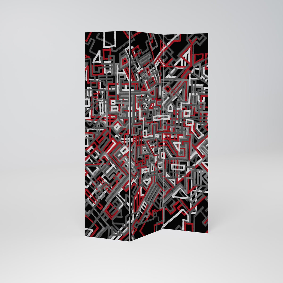 BROKEN LINES 3-teiliger Paravent