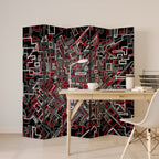 BROKEN LINES Dekorativer Paravent - 5-teilig