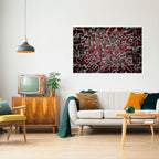 BROKEN LINES Selbstklebendes Horizontal-Poster