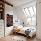 BROKEN LINES Selbstklebendes Poster - Hochformat