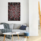 BROKEN LINES Selbstklebendes Poster - Hochformat