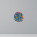 MEMORIES MAP Ovales Kunstregal in Schwarz