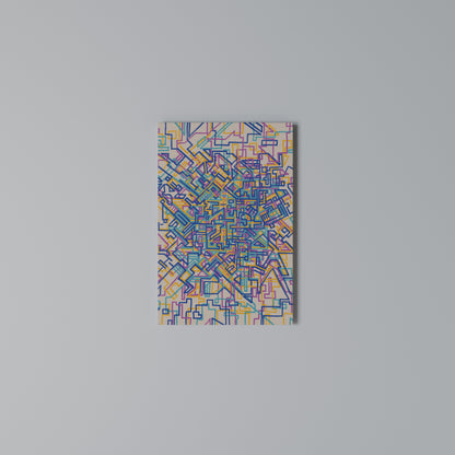 MEMORIES MAP Vertical Canvas Print
