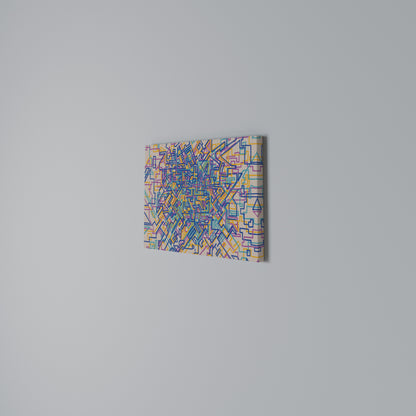MEMORIES MAP Horizontal Canvas Print