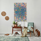 MEMORIES MAP Selbstklebendes Poster - Hochformat