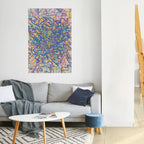 MEMORIES MAP Selbstklebendes Poster - Hochformat