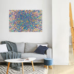 MEMORIES MAP Selbstklebendes Horizontal-Poster