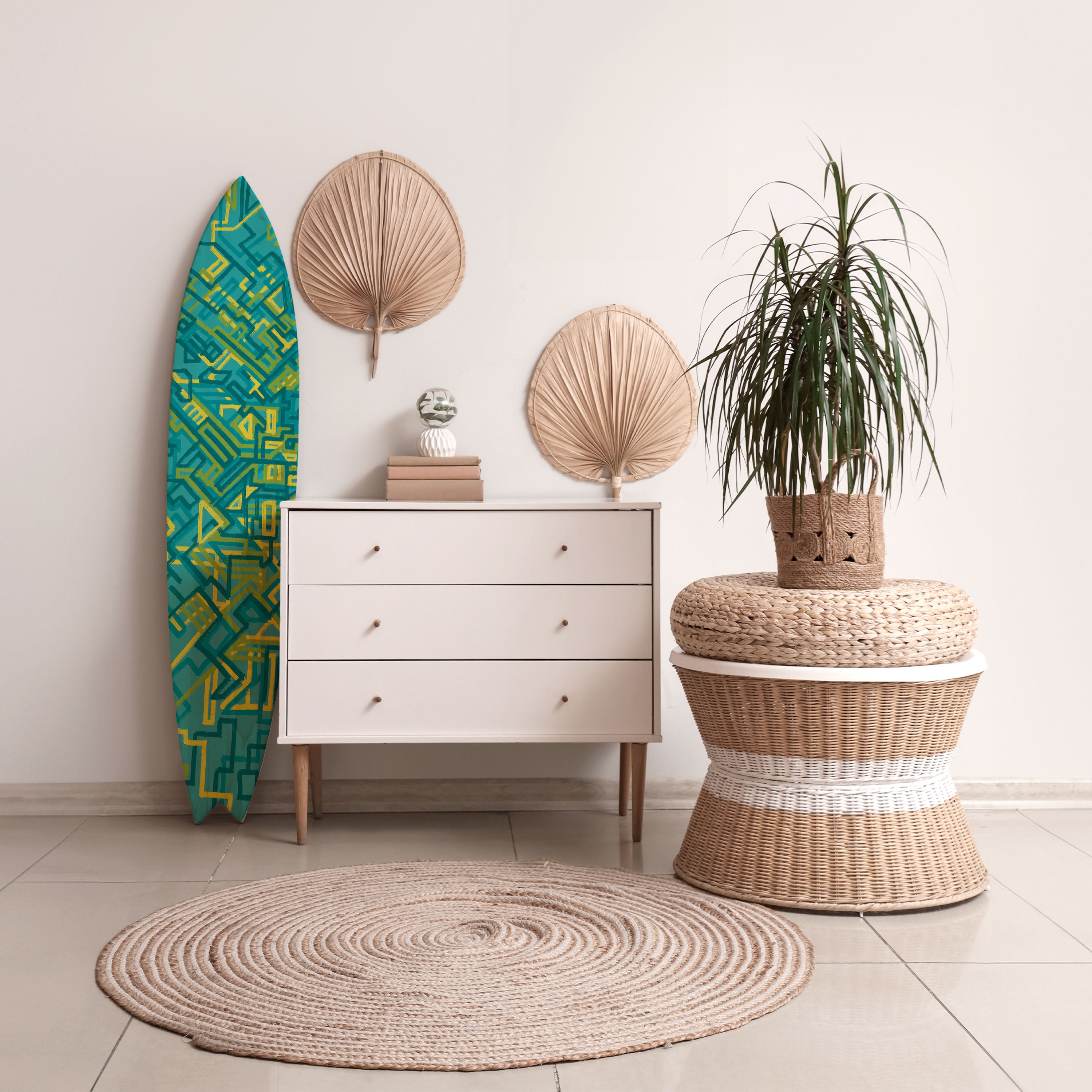 NOSTALGIC MEMORIES Deko-Surfboard