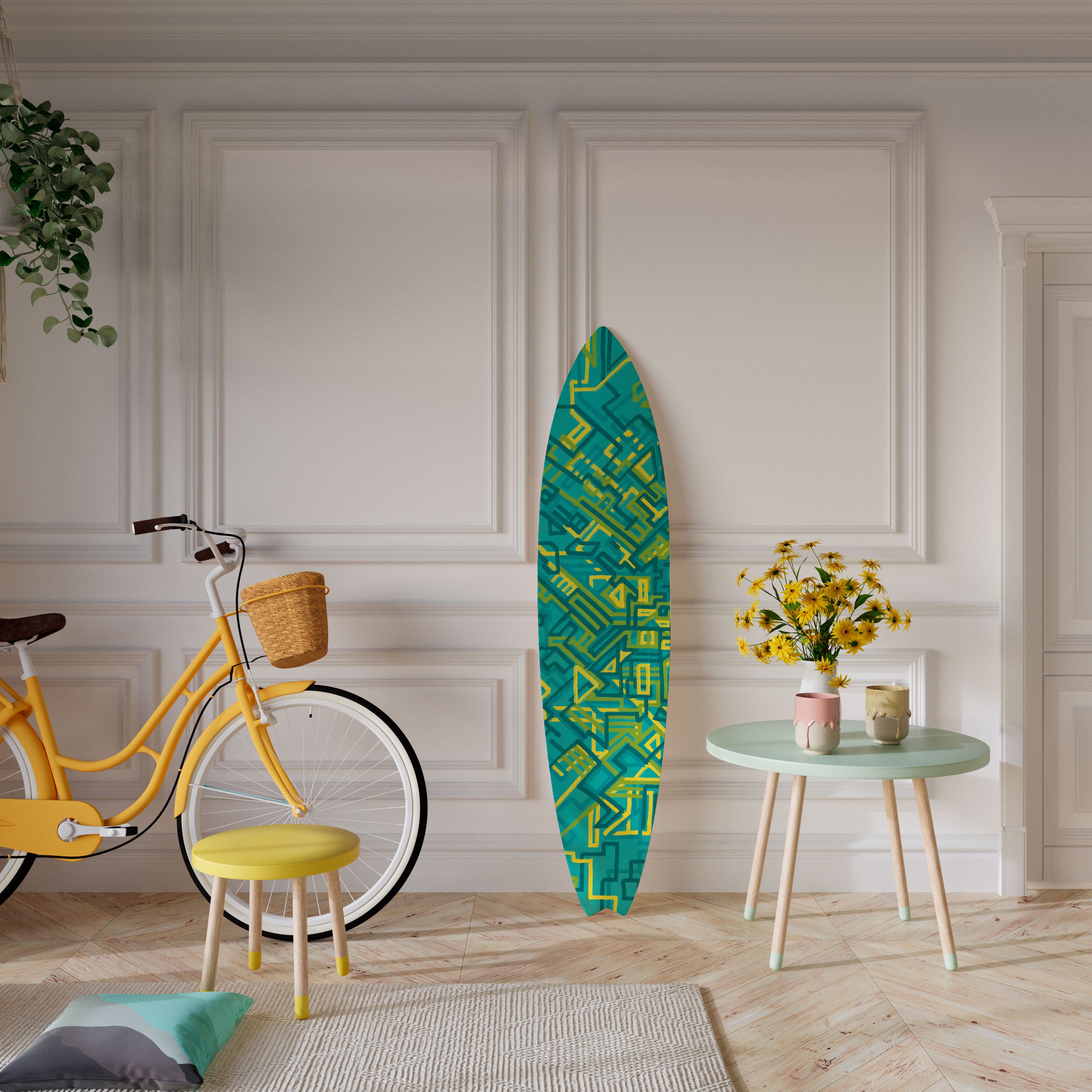 NOSTALGIC MEMORIES Deko-Surfboard