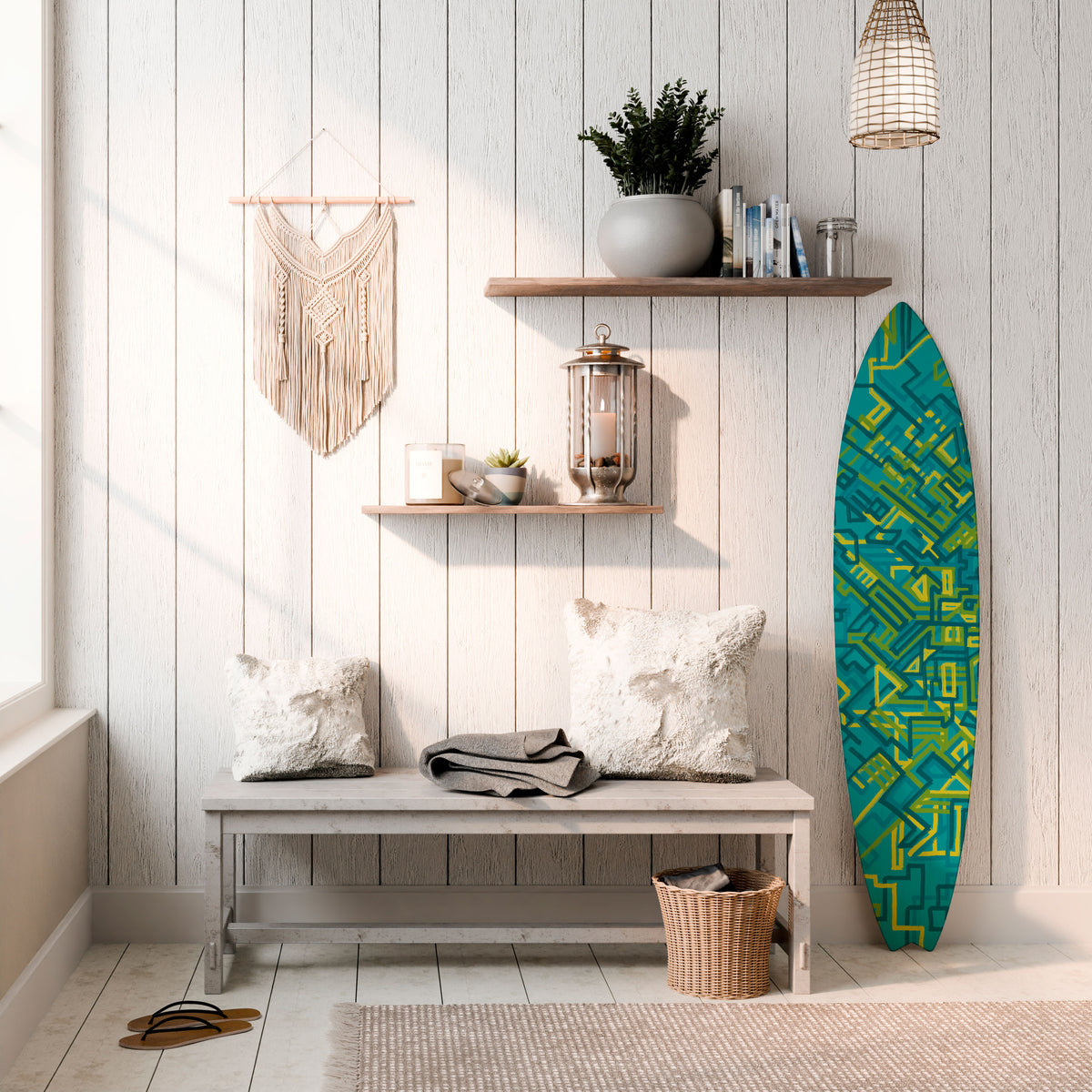 NOSTALGIC MEMORIES Deko-Surfboard