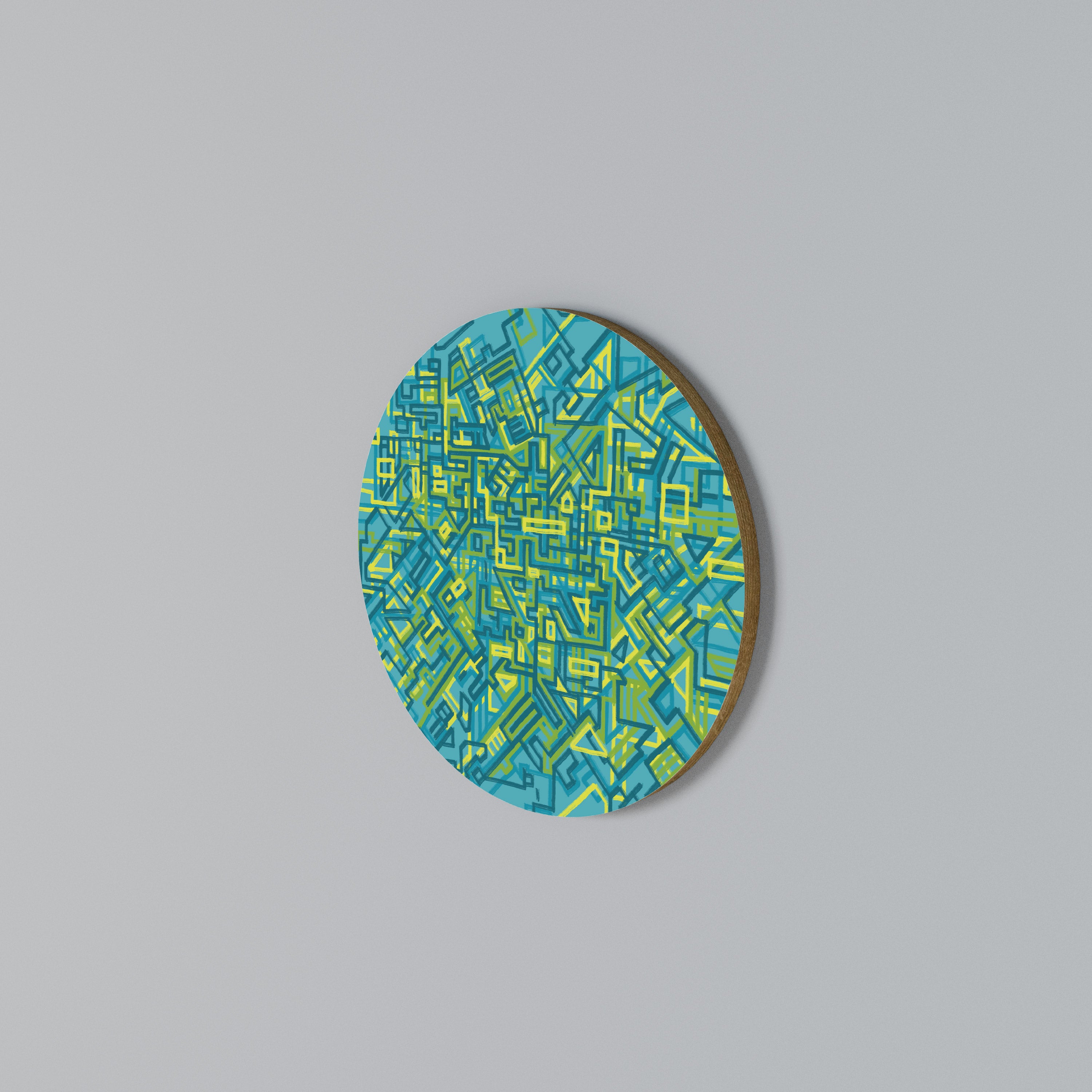 NOSTALGIC MEMORIES Rundes Wandbild