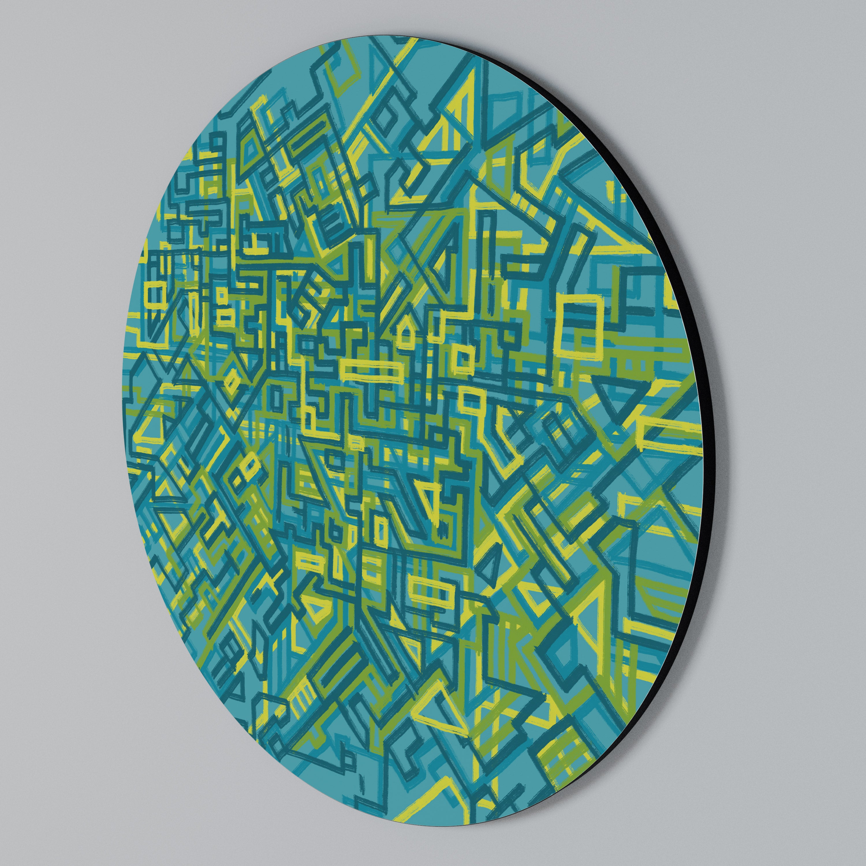 NOSTALGIC MEMORIES Rundes Wandbild