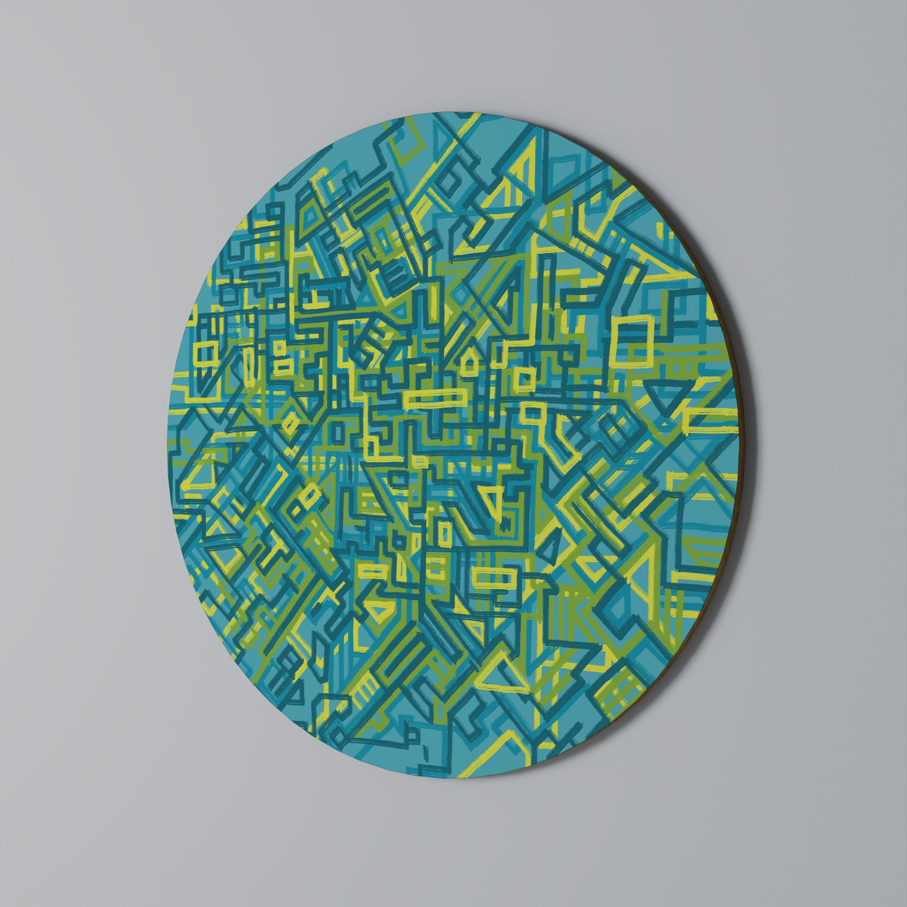 NOSTALGIC MEMORIES Runde Wanddekoration Ø 69 cm