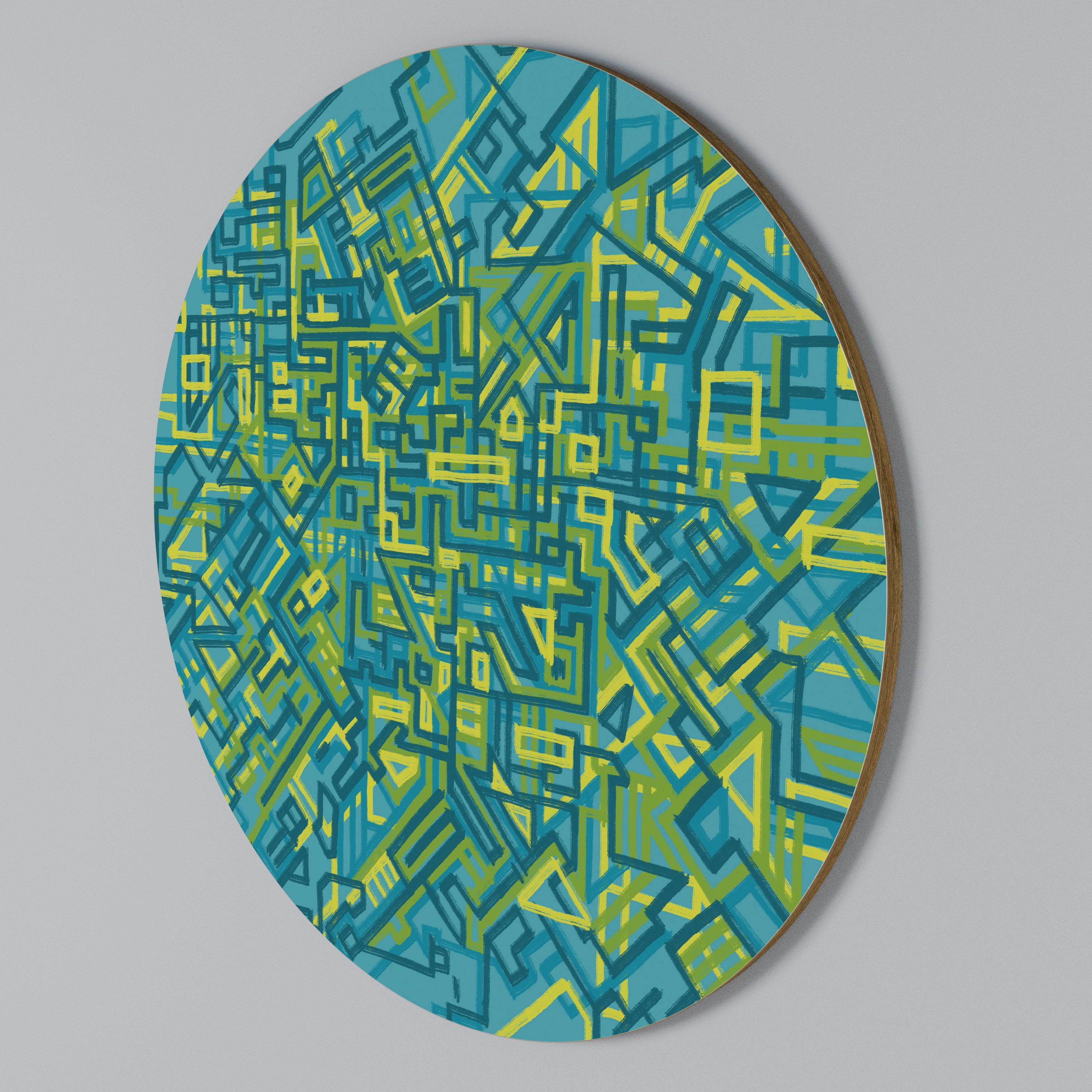 NOSTALGIC MEMORIES Rundes Wandbild