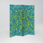 NOSTALGIC MEMORIES 4-Panel Room Divider