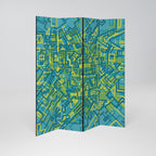 NOSTALGIC MEMORIES Dekorativer Paravent - 4-teilig