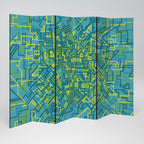 NOSTALGIC MEMORIES 6-Panel Room Divider