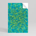 NOSTALGIC MEMORIES Selbstklebendes Poster - Hochformat