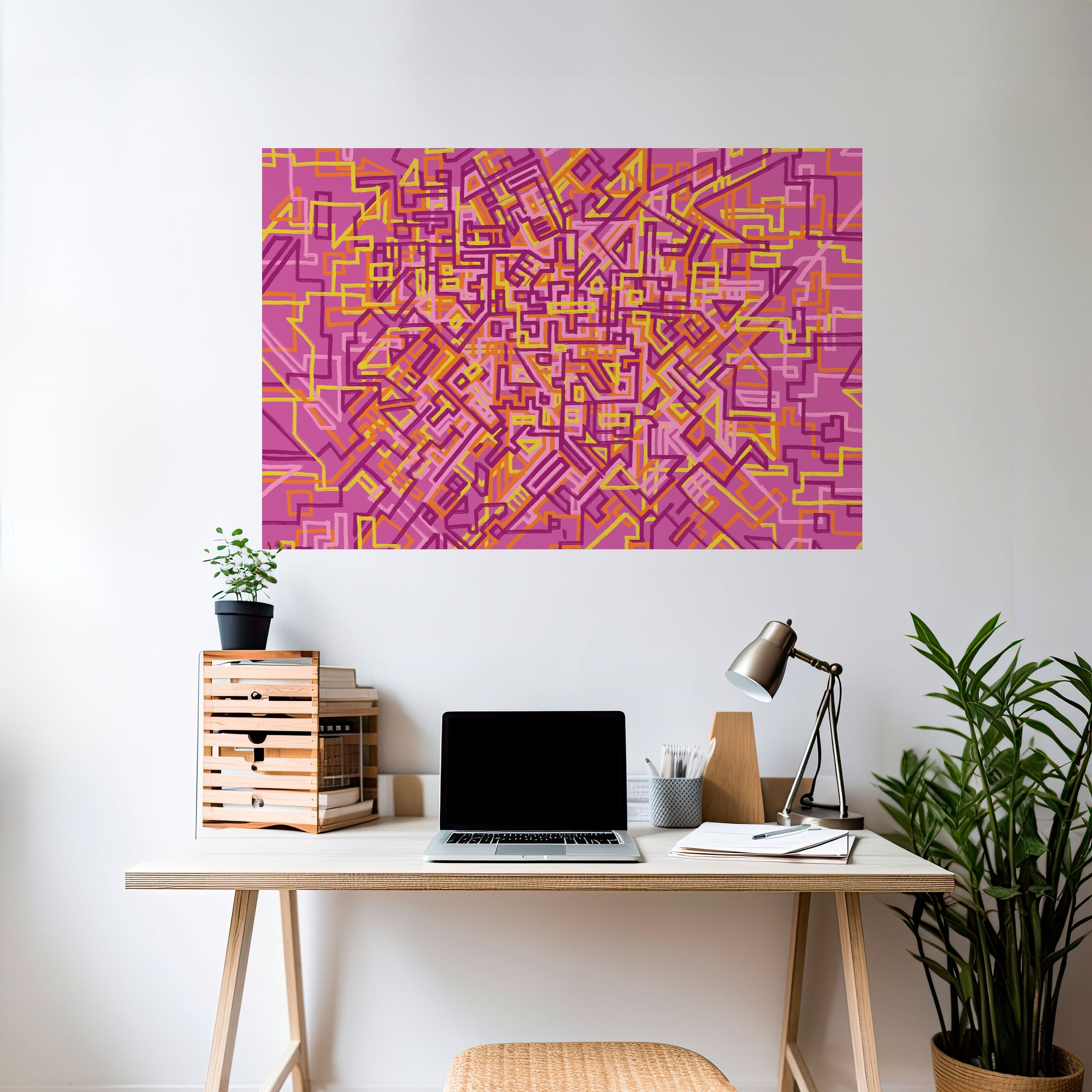 LOVELY MEMORIES Selbstklebendes Horizontal-Poster