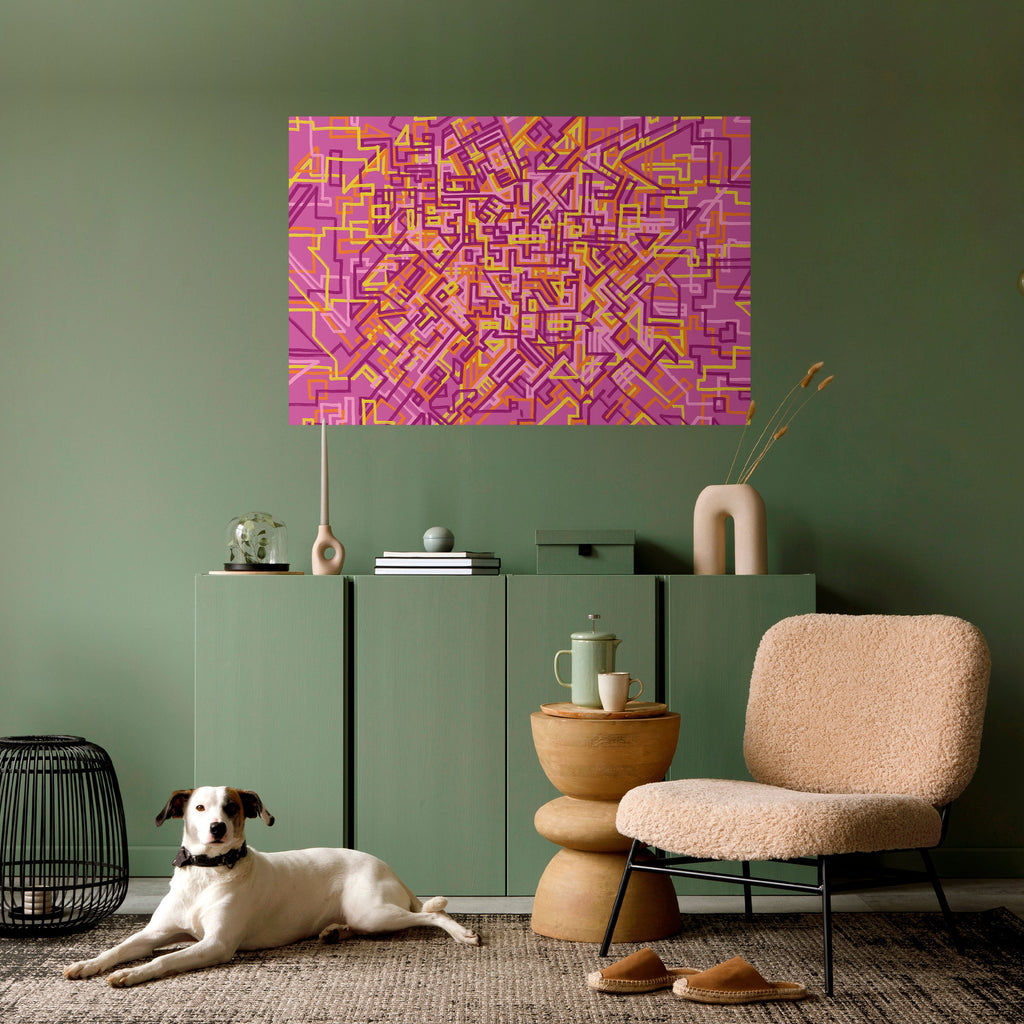 LOVELY MEMORIES Selbstklebendes Horizontal-Poster