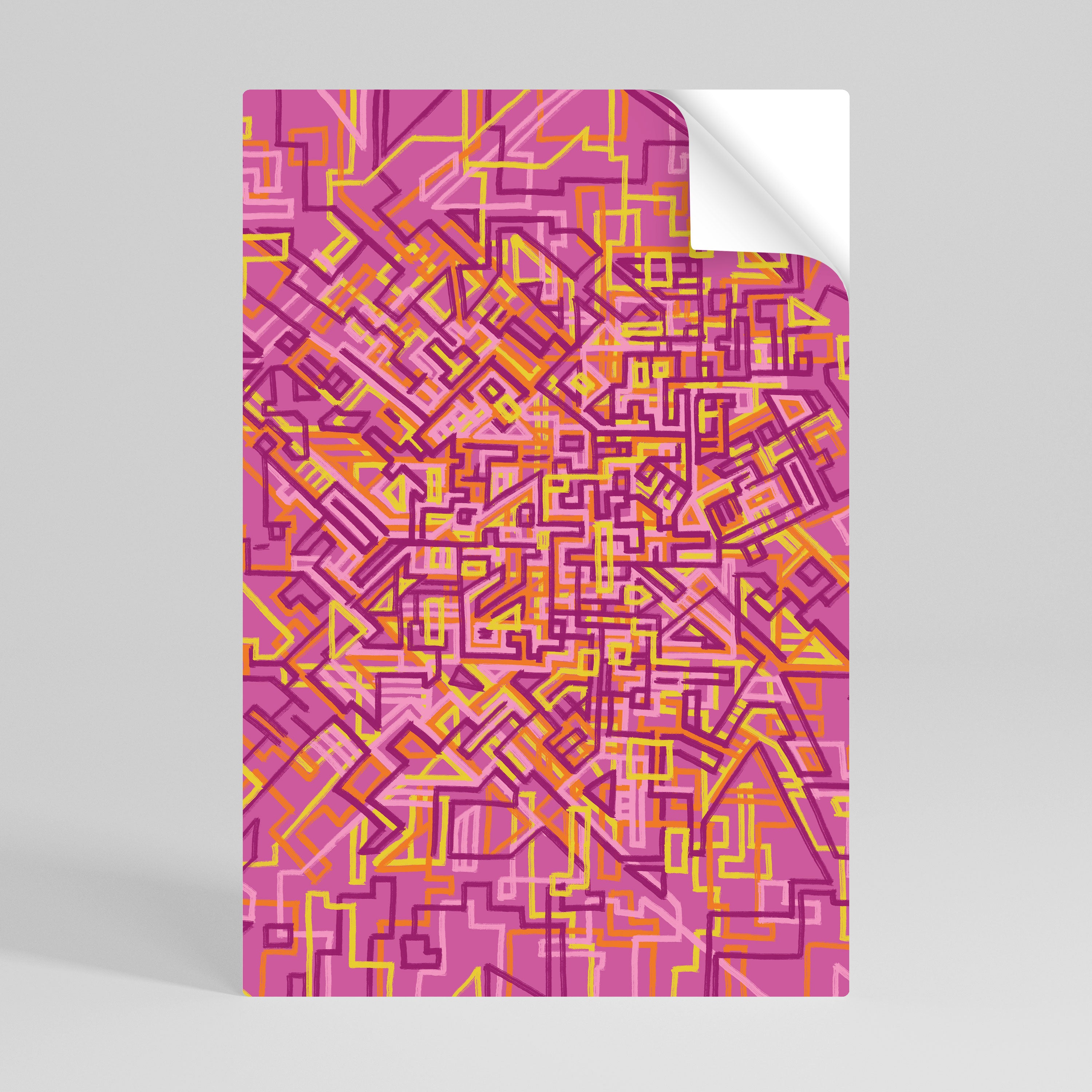 LOVELY MEMORIES Selbstklebendes Poster - Hochformat