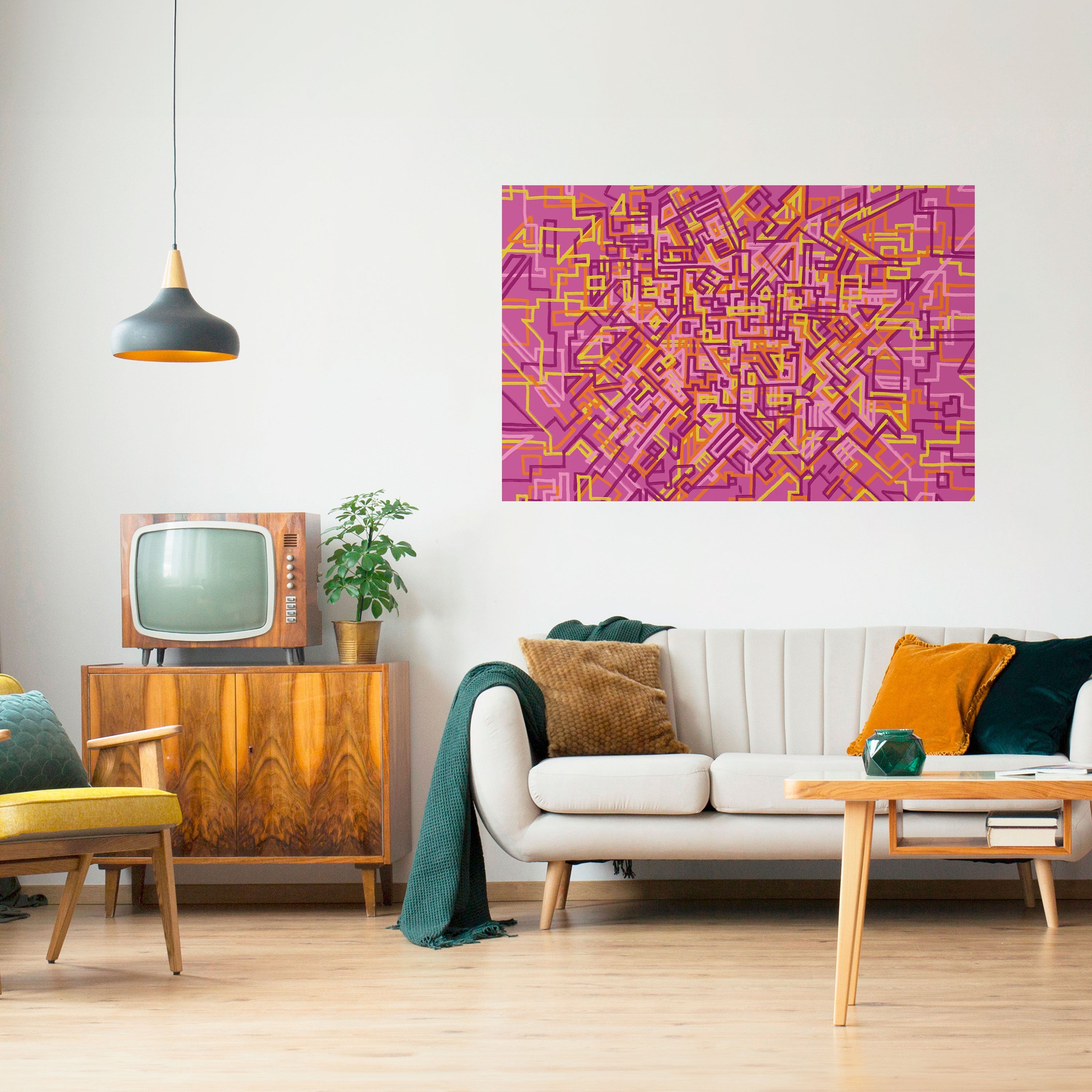 LOVELY MEMORIES Selbstklebendes Horizontal-Poster