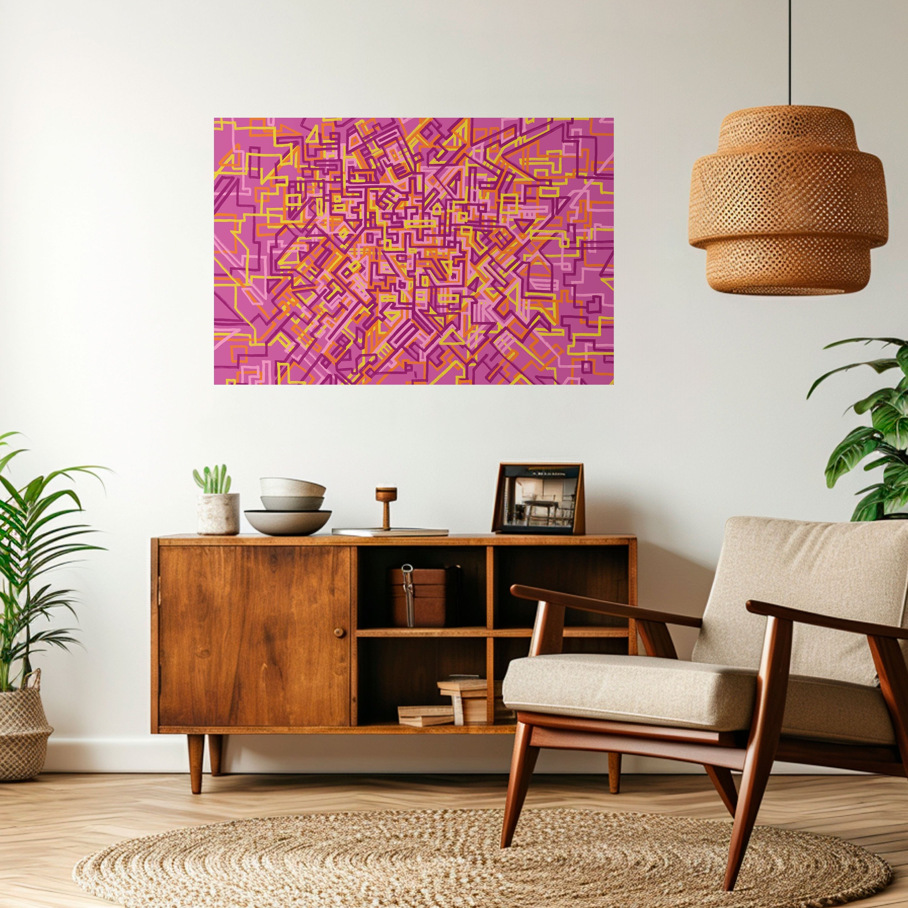 LOVELY MEMORIES Selbstklebendes Horizontal-Poster