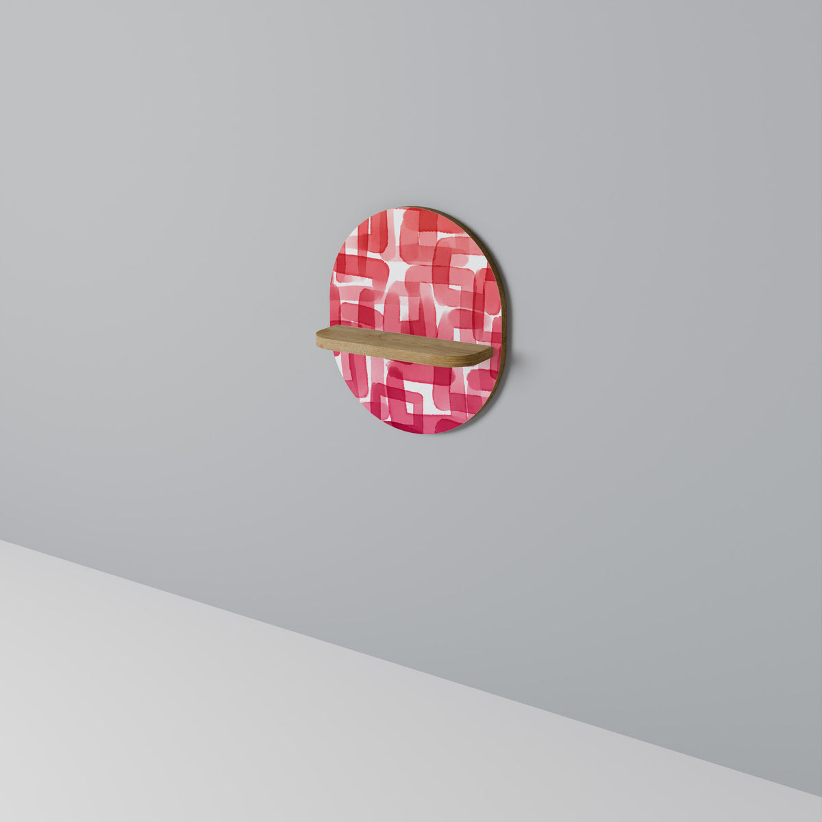 KALEIDOSCOPIC CUBISM Dekoratives Wandregal